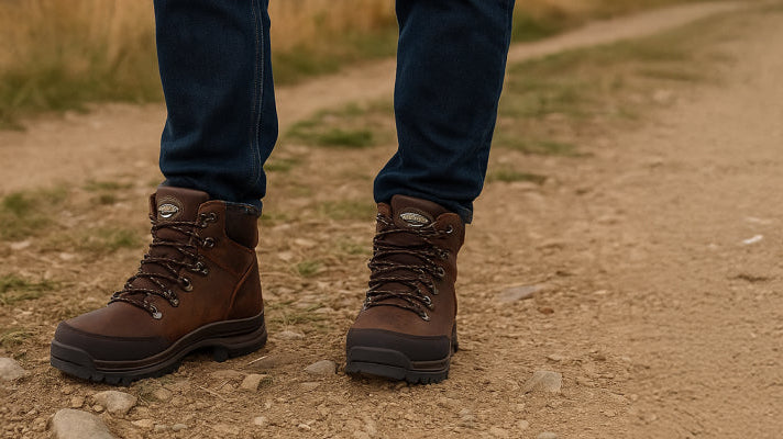 men's leather hiking boots