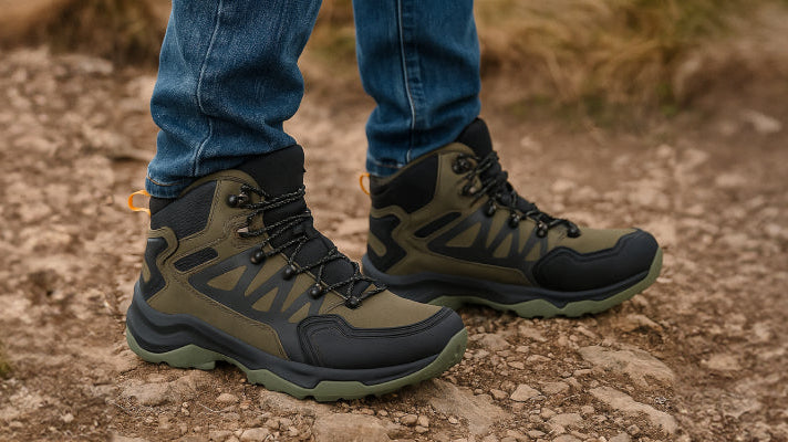 leather waterproof walking shoes