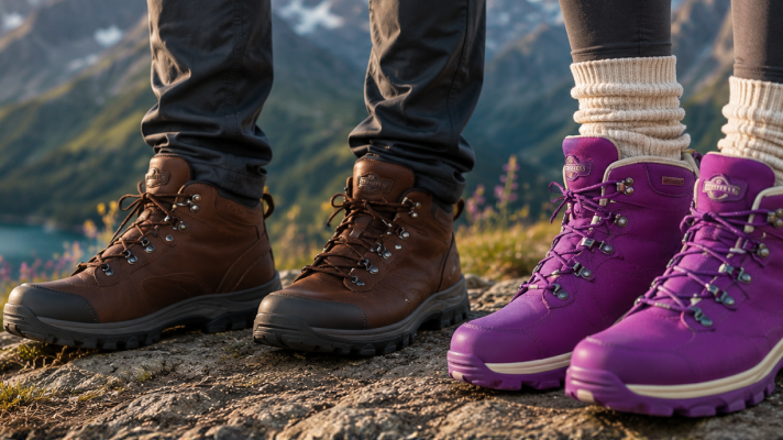 leather walking boots for men and women are amongst the most reliable choices for summer walks.