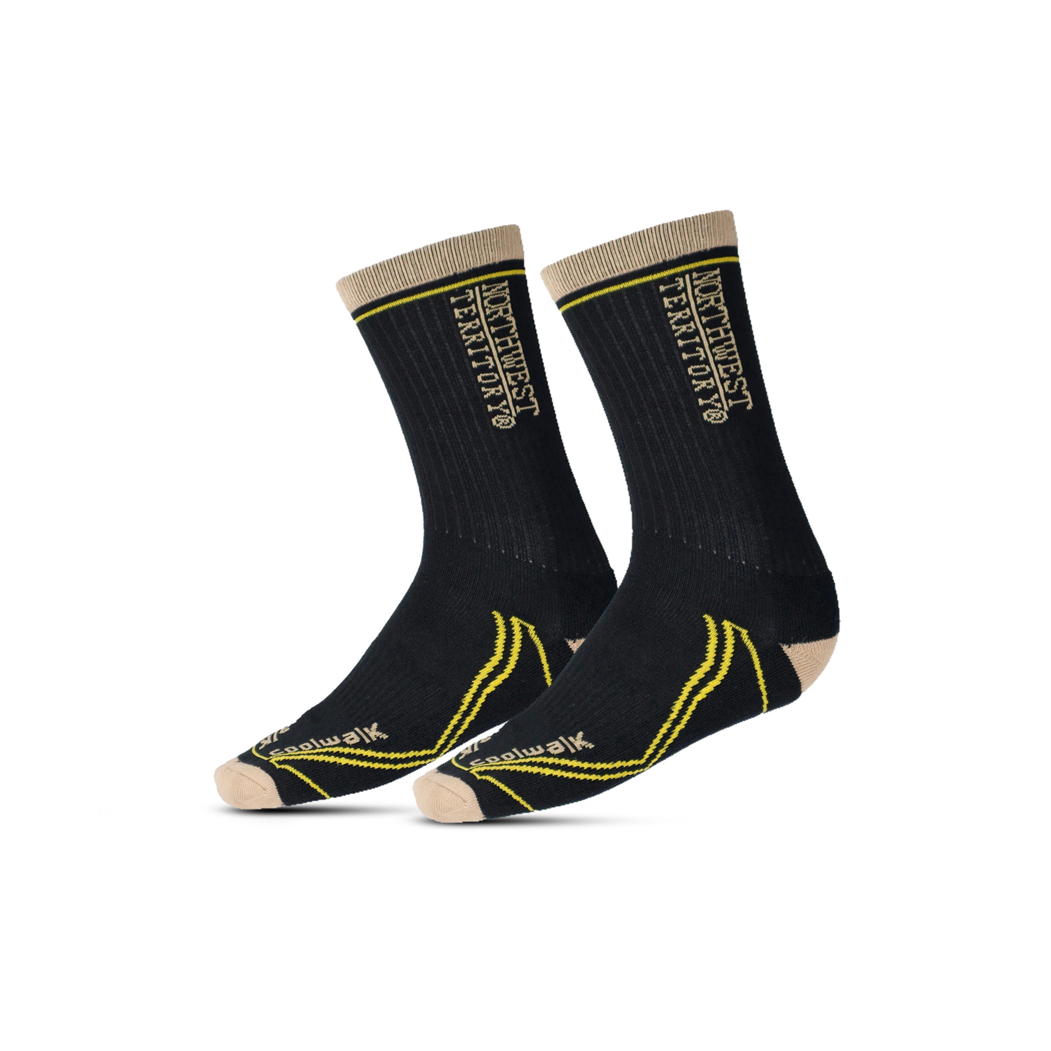 Pack of black hiking socks, providing warmth and moisture-wicking for extreme conditions. Pack of black hiking socks, providing warmth and moisture-wicking for extreme conditions.
