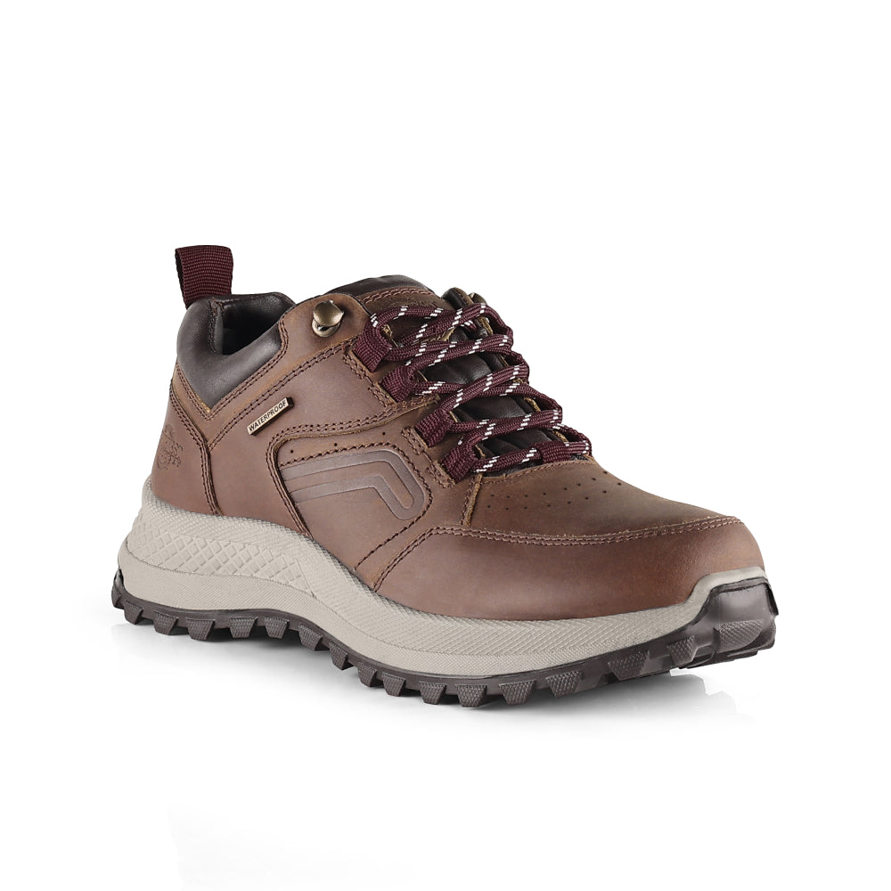 MUNRO Women's Leather Waterproof Walking Shoes - BROWN MUNRO Women's Leather Waterproof Walking Shoes - BROWN