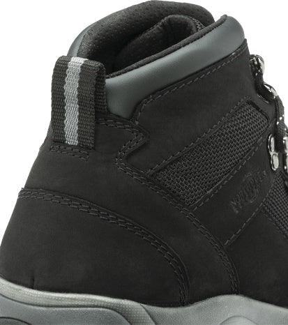 Men's Suede Leather Waterproof Walking Boots - #colour_black