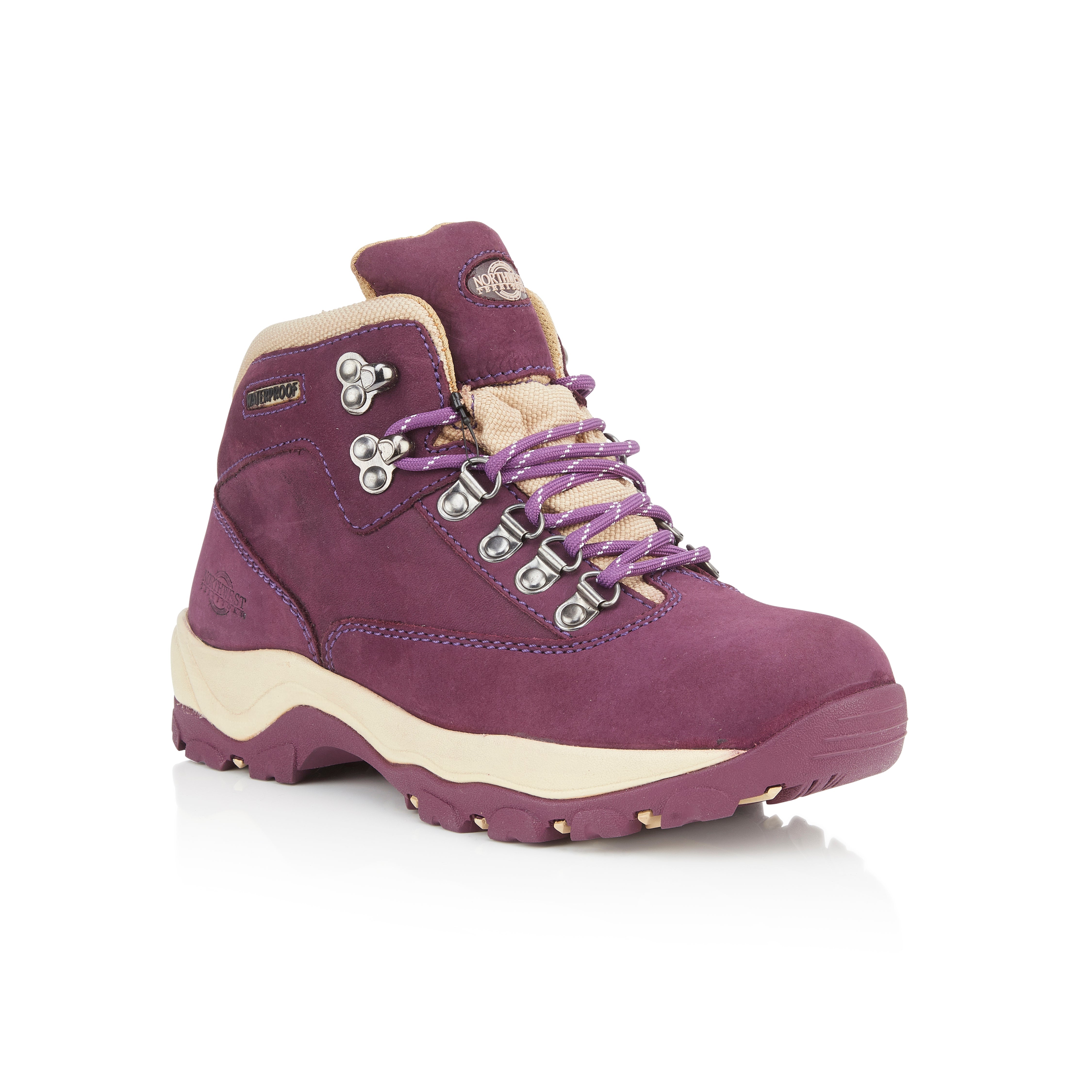 Peak Purple hiking boots with a bold colour finish and enhanced durability for trekking. Peak Purple hiking boots with a bold colour finish and enhanced durability for trekking.