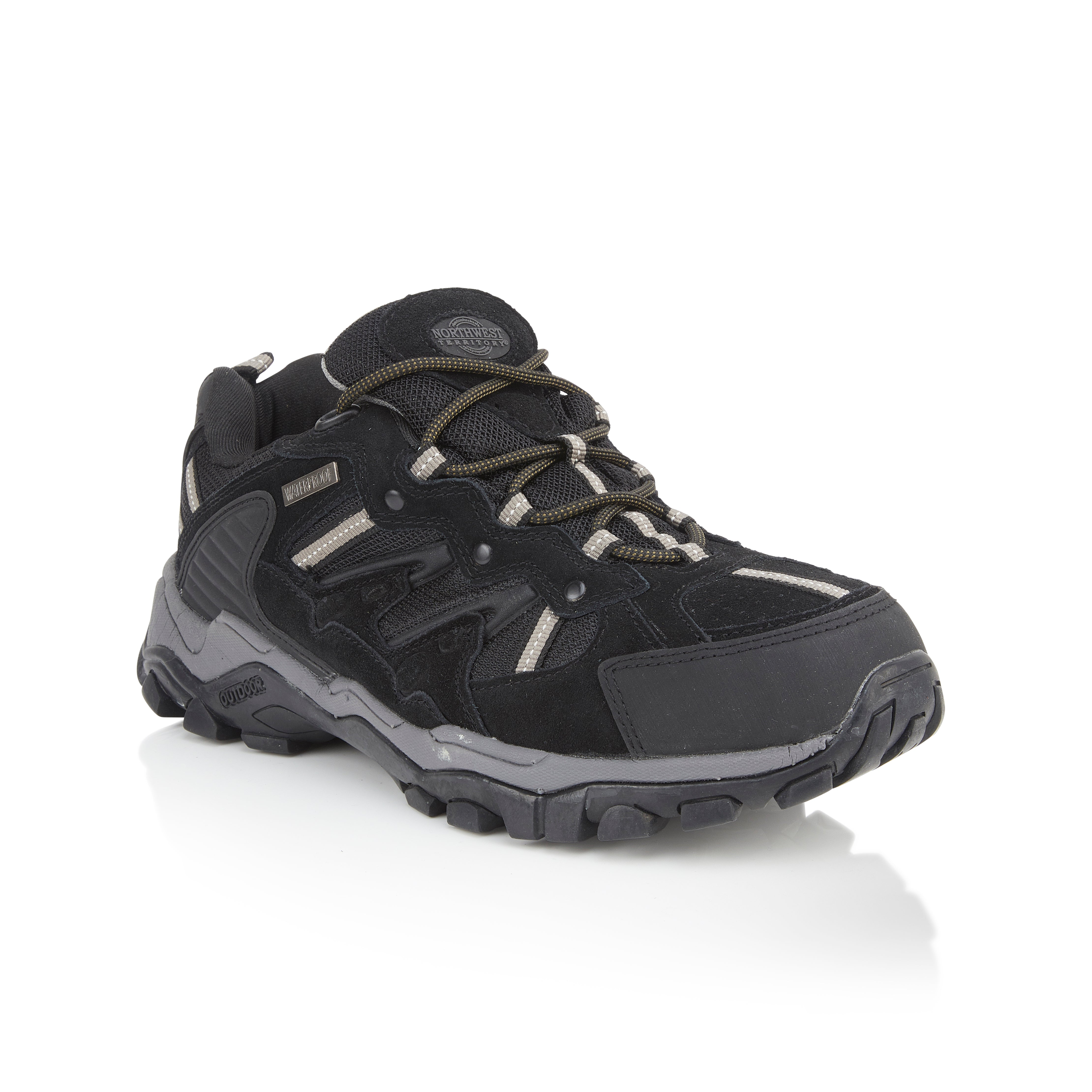 RELIANCE Men's Waterproof Walking Shoes - Black RELIANCE Men's Waterproof Walking Shoes - Black