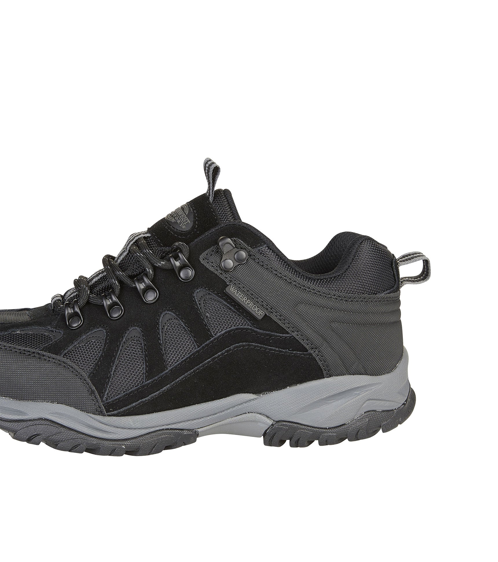 Men's Waterproof Walking Shoes - #colour_black