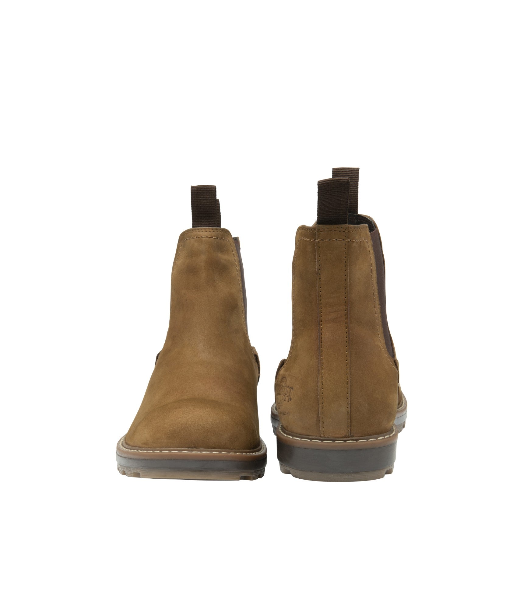 Men's Leather Waterproof Walking Chelsea Boots - #colour_tan