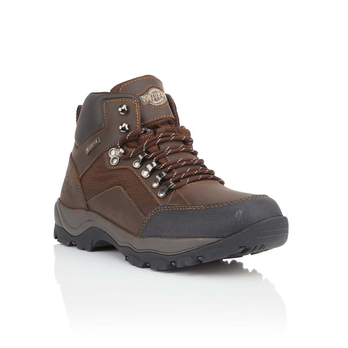 mens leather waterproof walking shoes