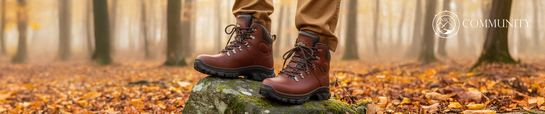 leather walking boots