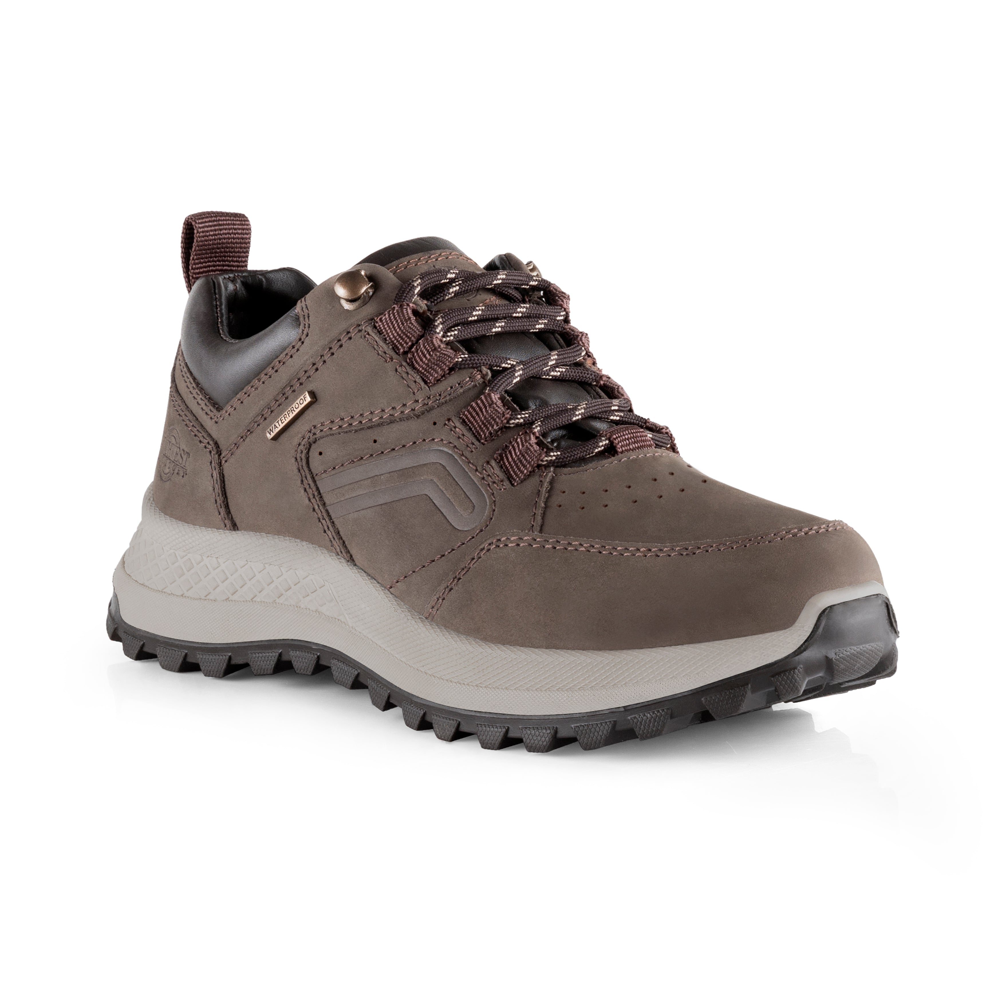 MUNRO Women's Leather Waterproof Walking Shoes - DOVE GREY