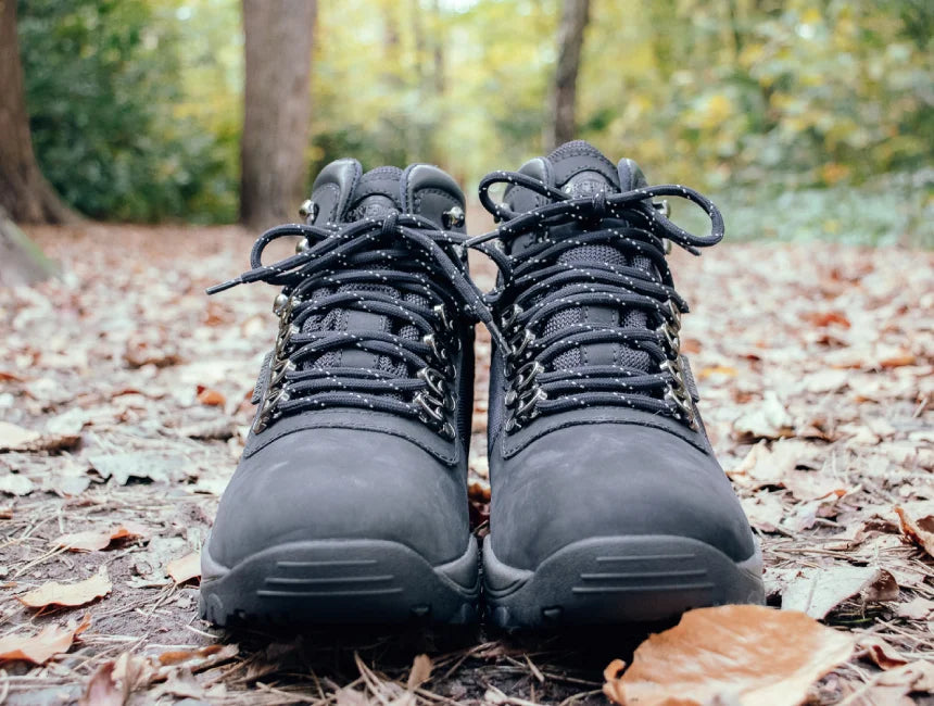 Grey hiking boots clearance