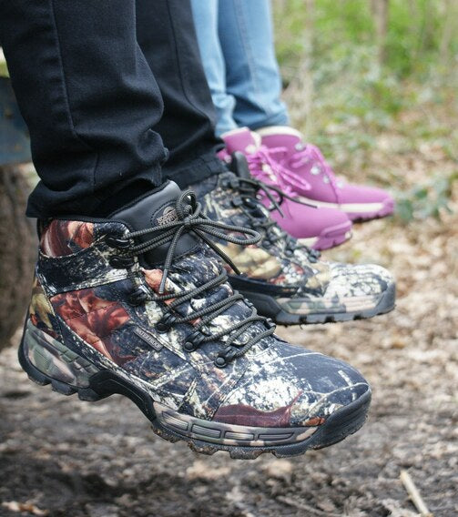 CAMO Men's Vegan Waterproof Walking Boots - Camouflage lifestyle
