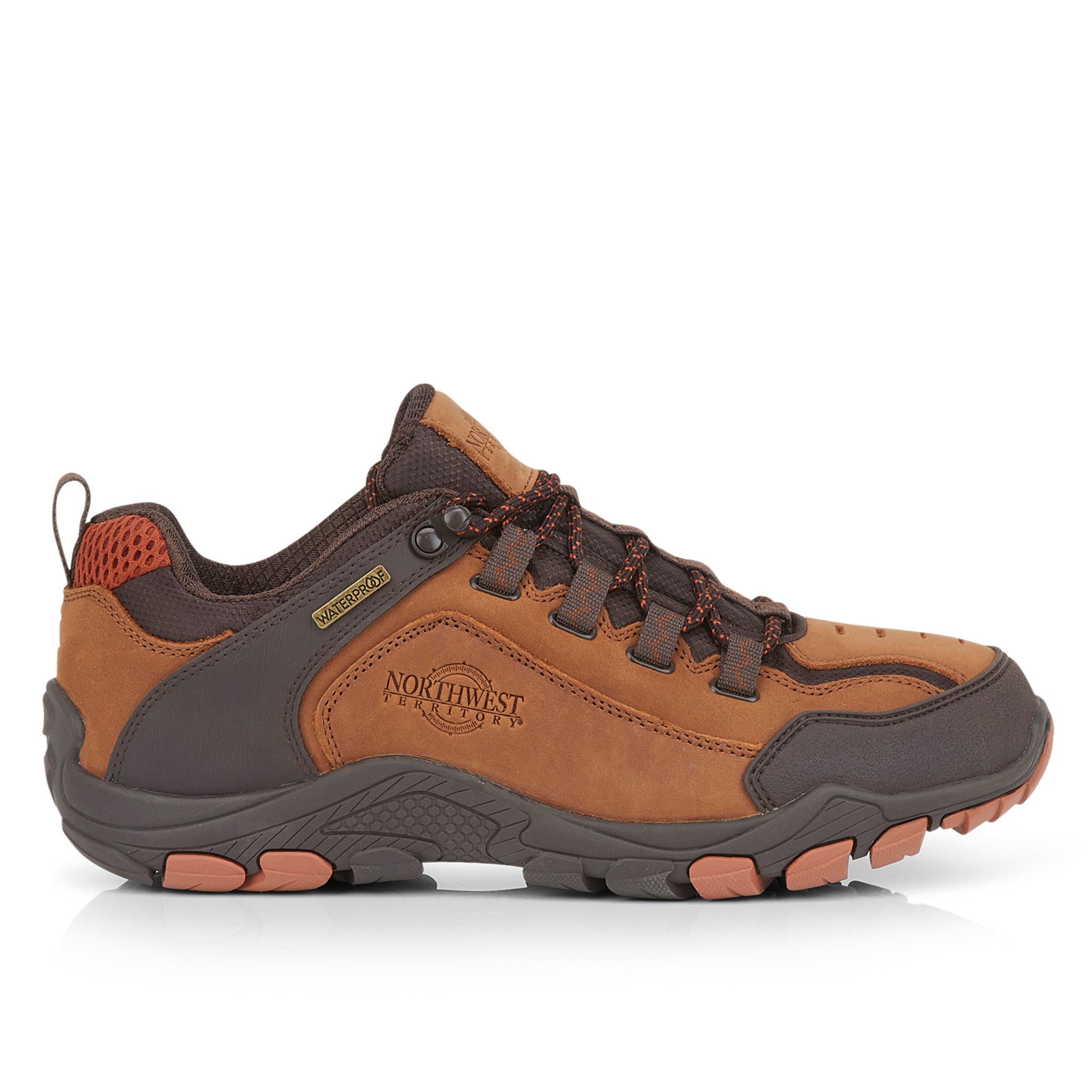 CORBETT Men's Leather Waterproof Walking Shoes - Brown