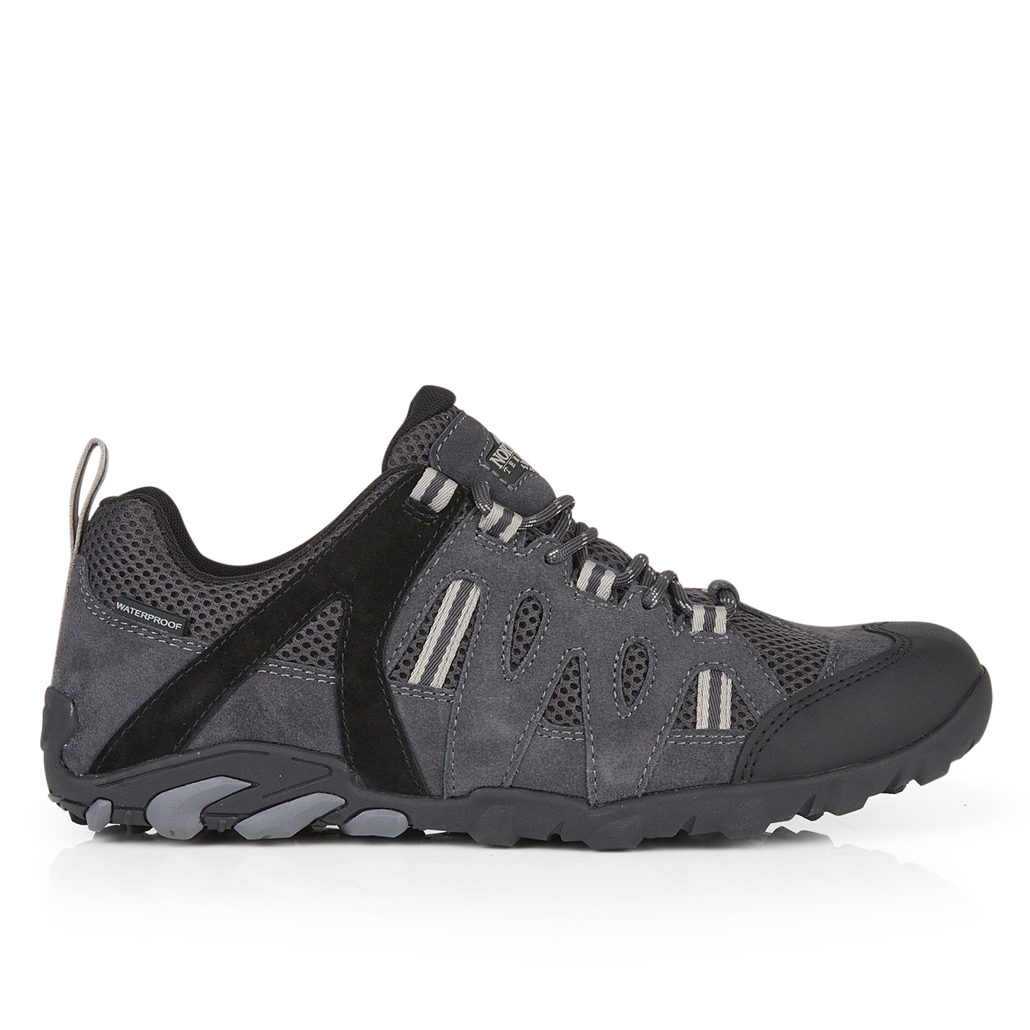 GLYDER Men's Suede Leather Waterproof Walking Shoes - Graphite