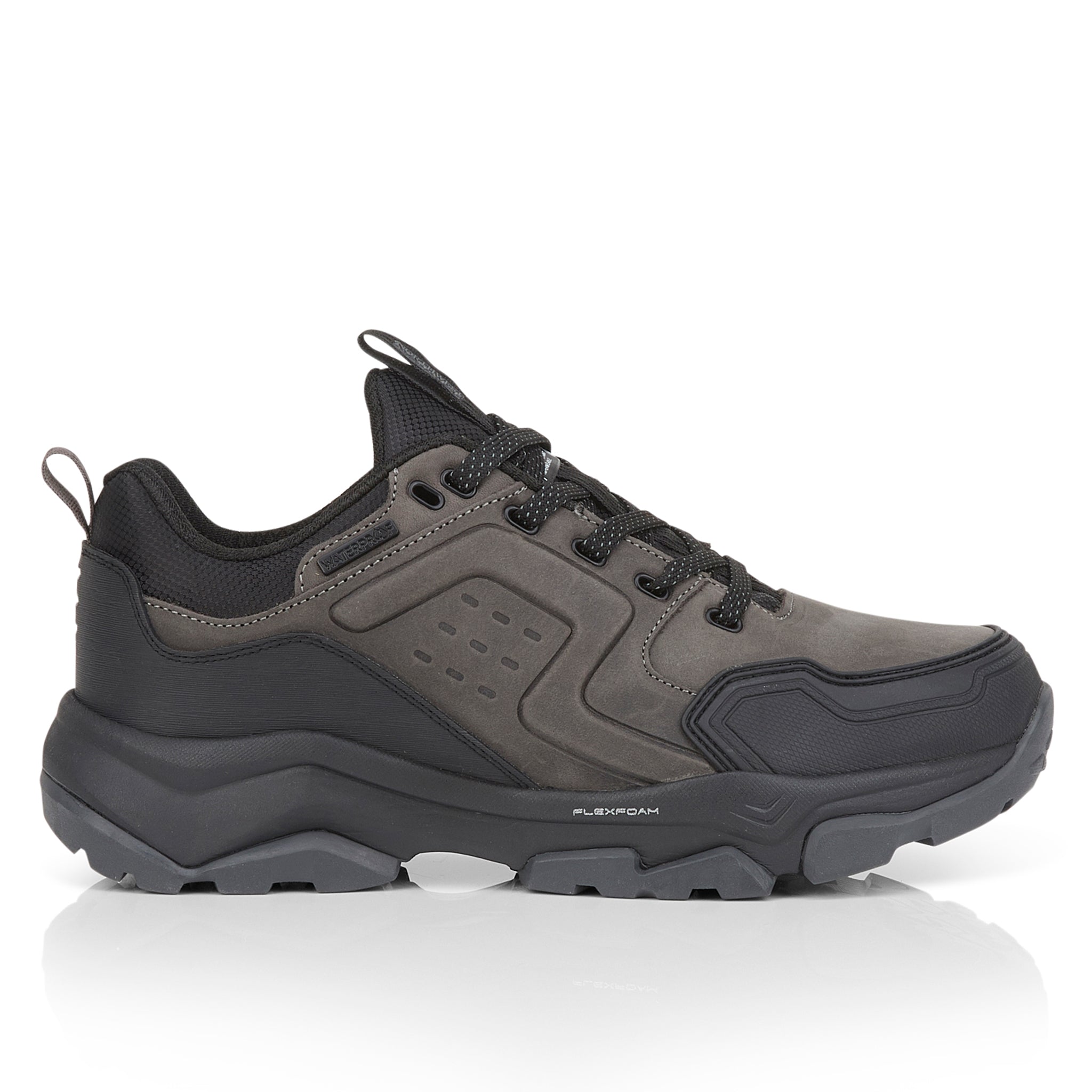 K2 Men's Leather 3M Thinsulate Waterproof Walking Shoes - Grey