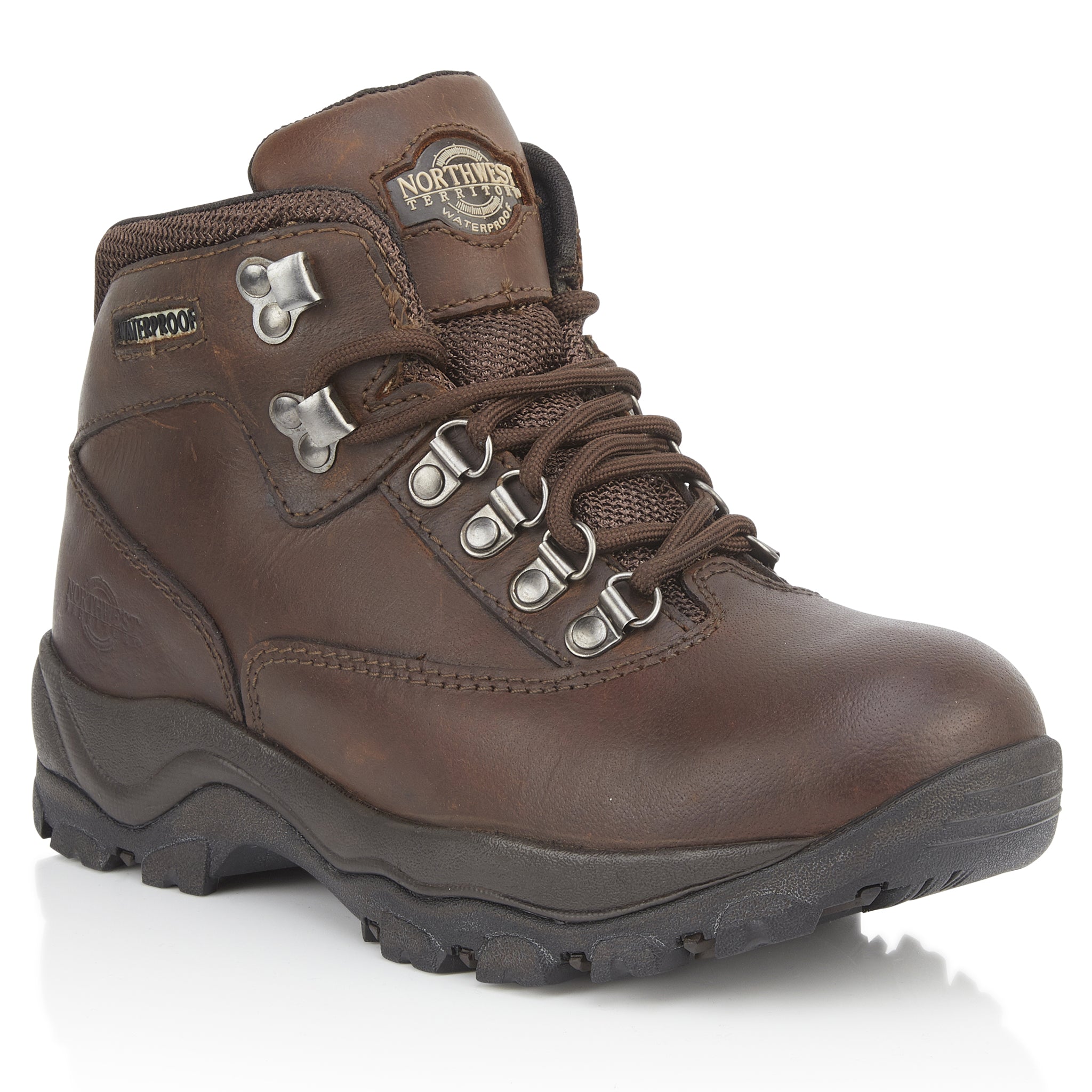 PEAK Women's Leather Waterproof Walking Boots - Waxy Brown