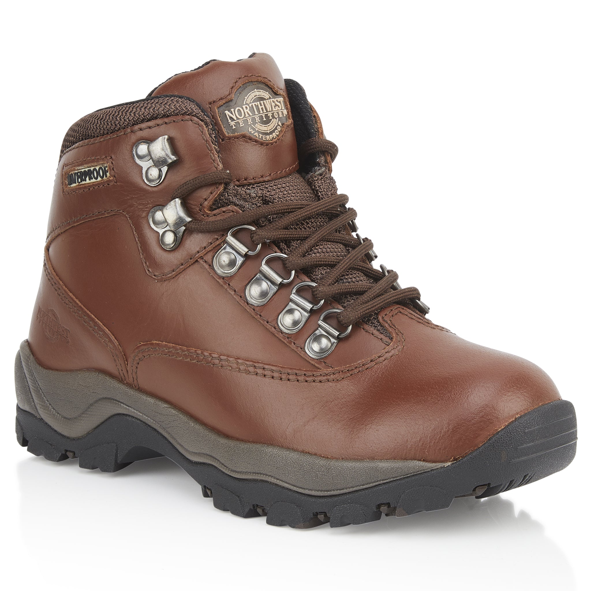 PEAK Women's Leather Waterproof Walking Boots - Brown