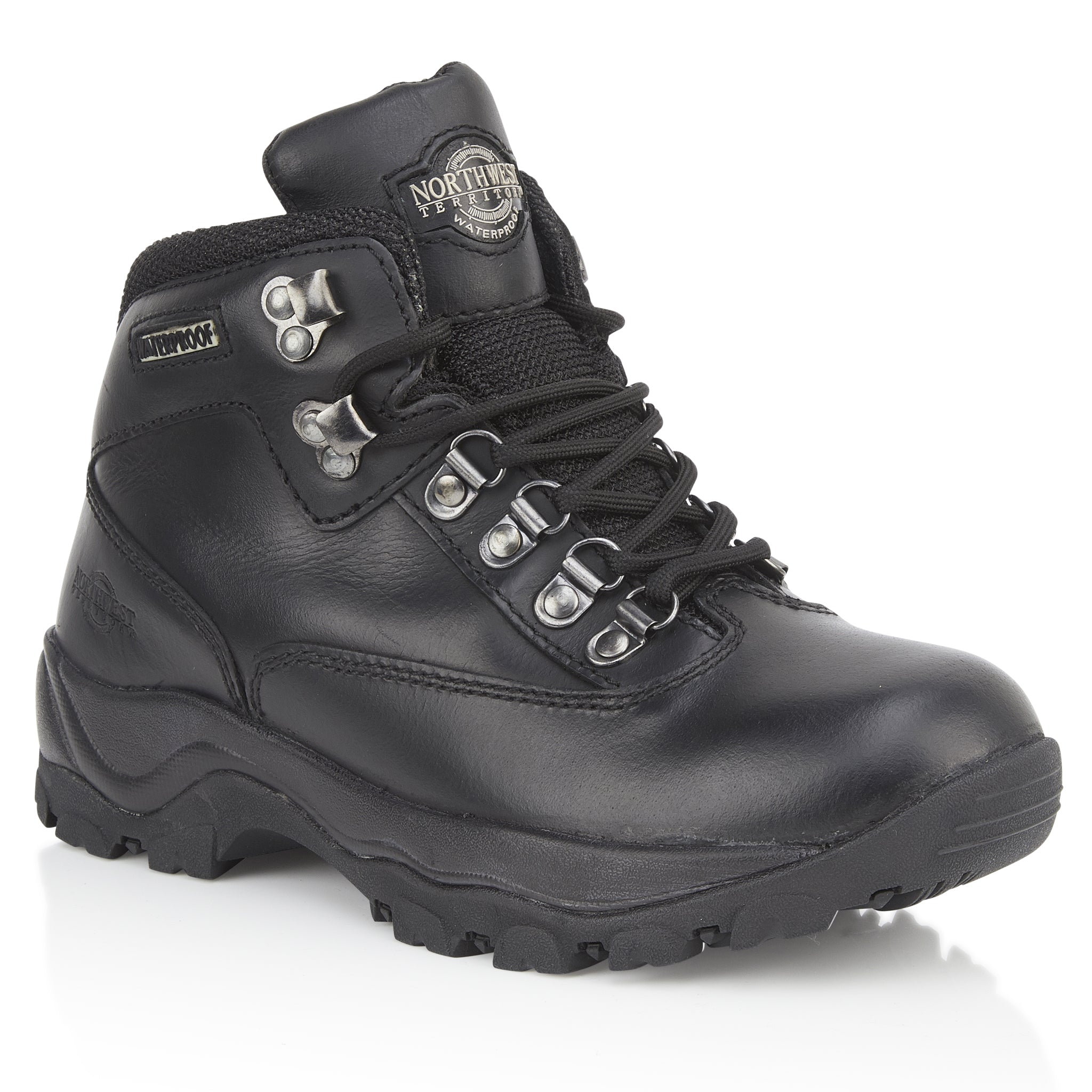 PEAK Women's Leather Waterproof Walking Boots - Black