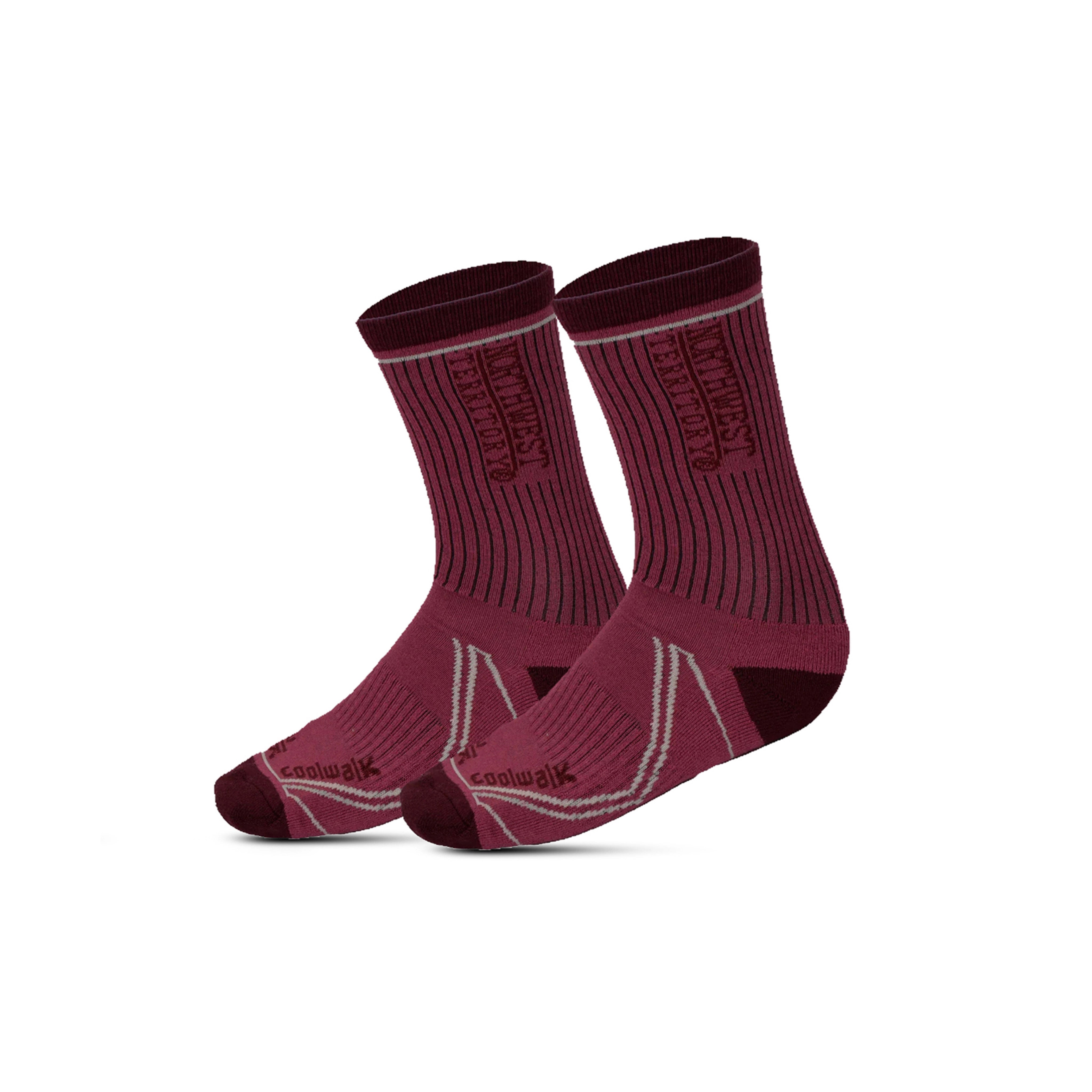 COOLWALK Women's Socks - Cherry Red