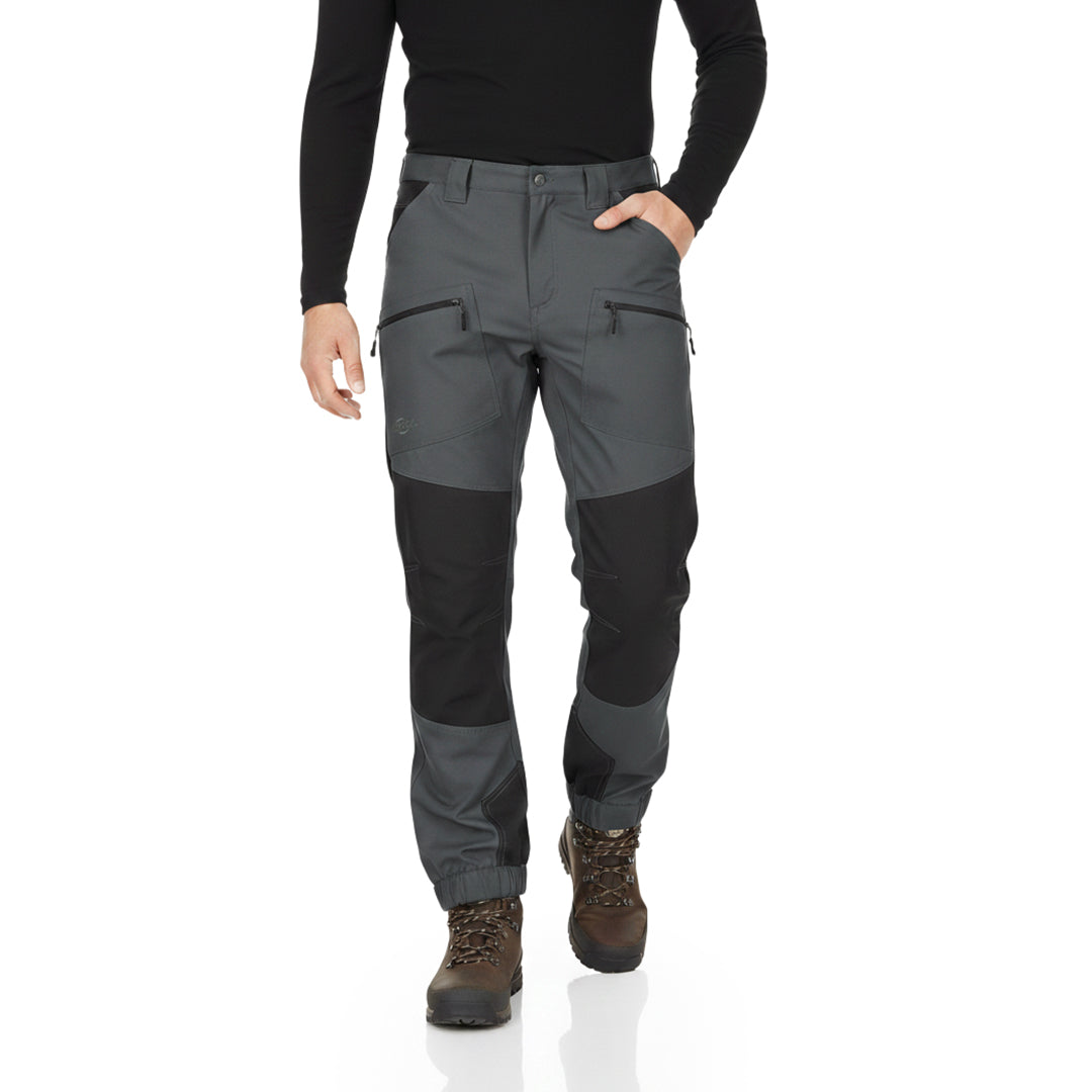 RIDGELINE Men's Trekking Trouser - Grey/Black