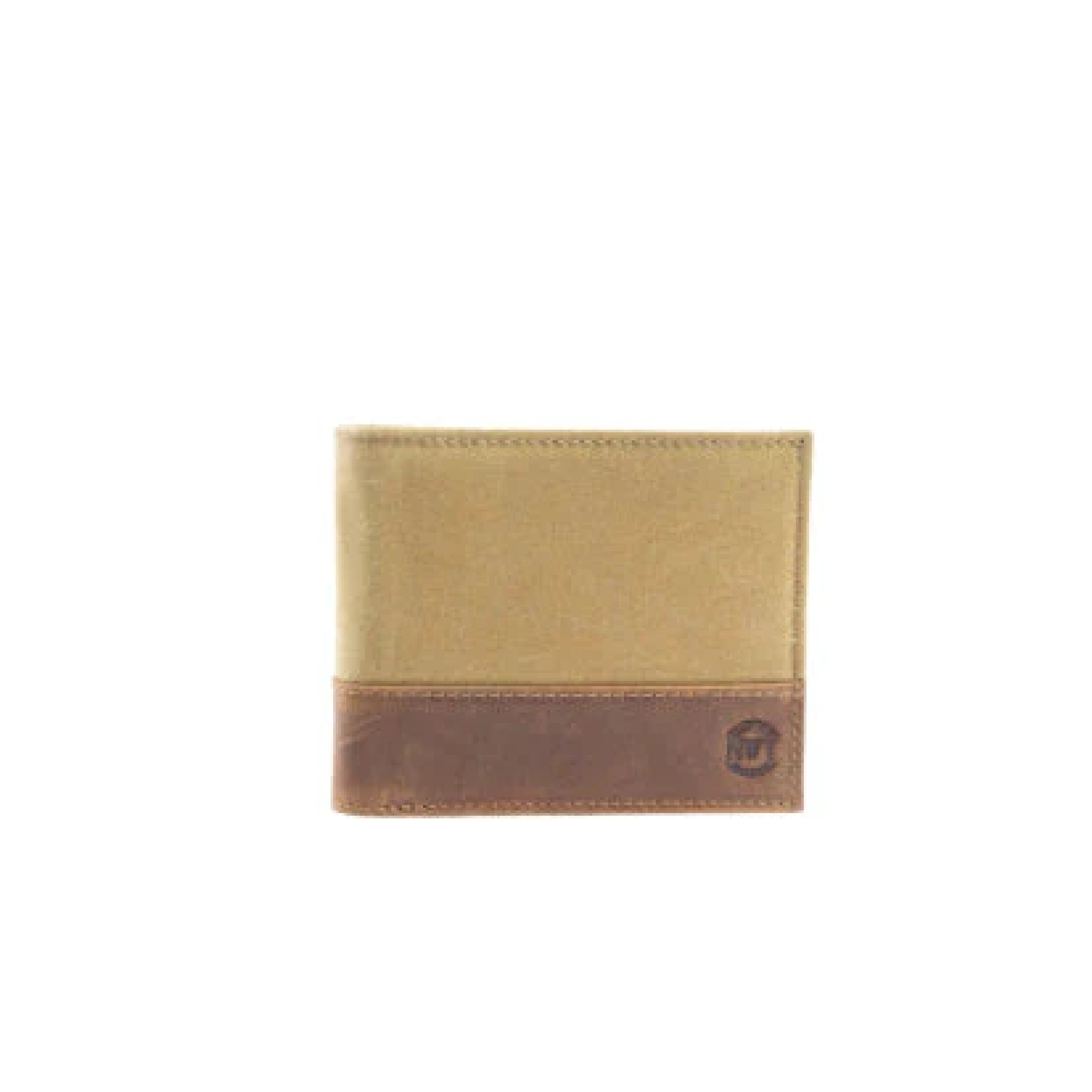 BORDEN Multi Function Bifold Wallet - Brown/Beige