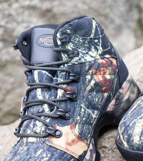 CAMO Men's Vegan Waterproof Walking Boots - Camouflage lifestyle