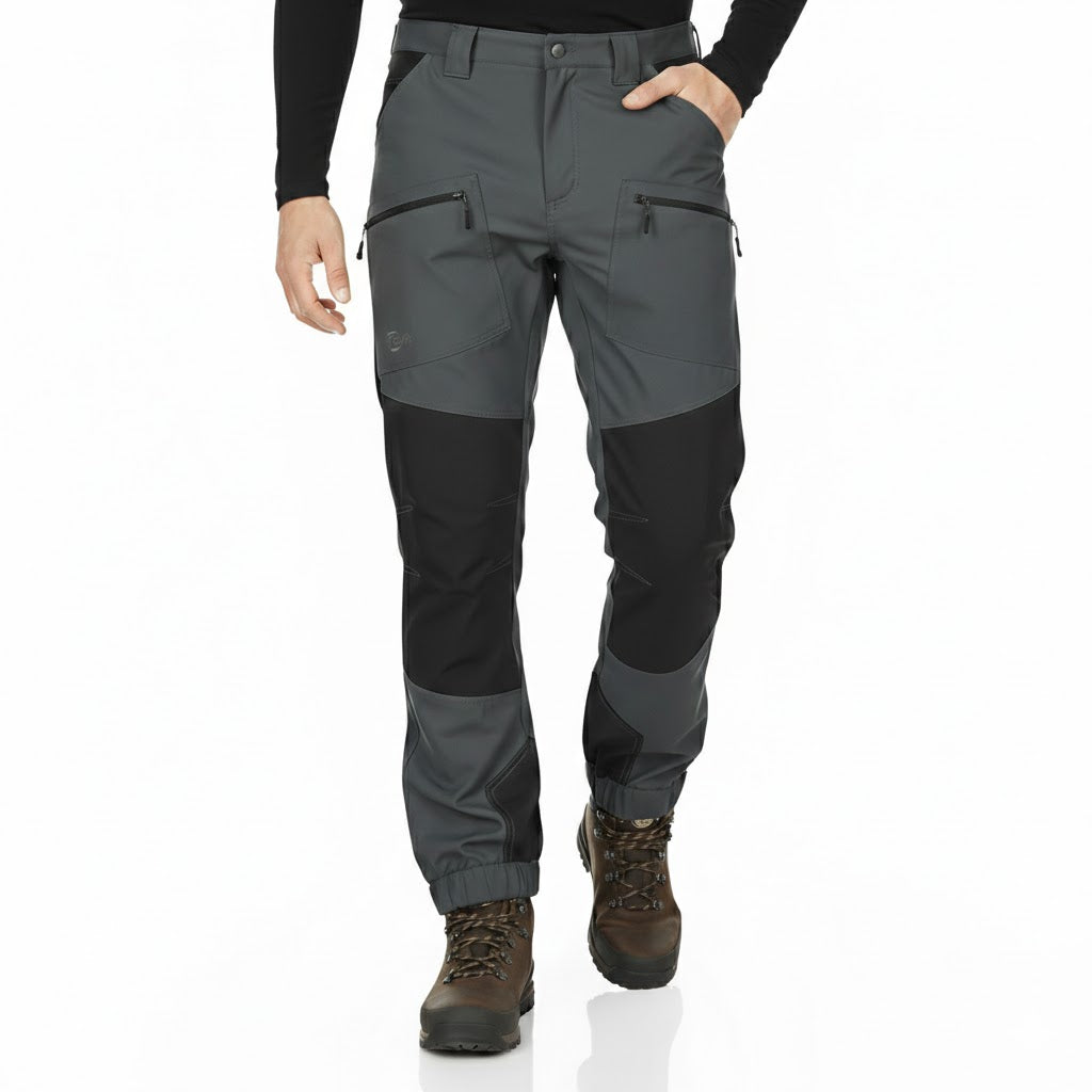 RIDGELINE Men's Trekking Trouser - Grey/Black