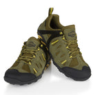 GLYDER Ranger Green men's suede leather waterproof walking shoes with lightweight cushioning, waterproof protection and durable grip for hiking, walking and outdoor adventures.