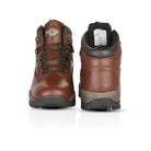 Front and back view of INUVIK Brown walking boots