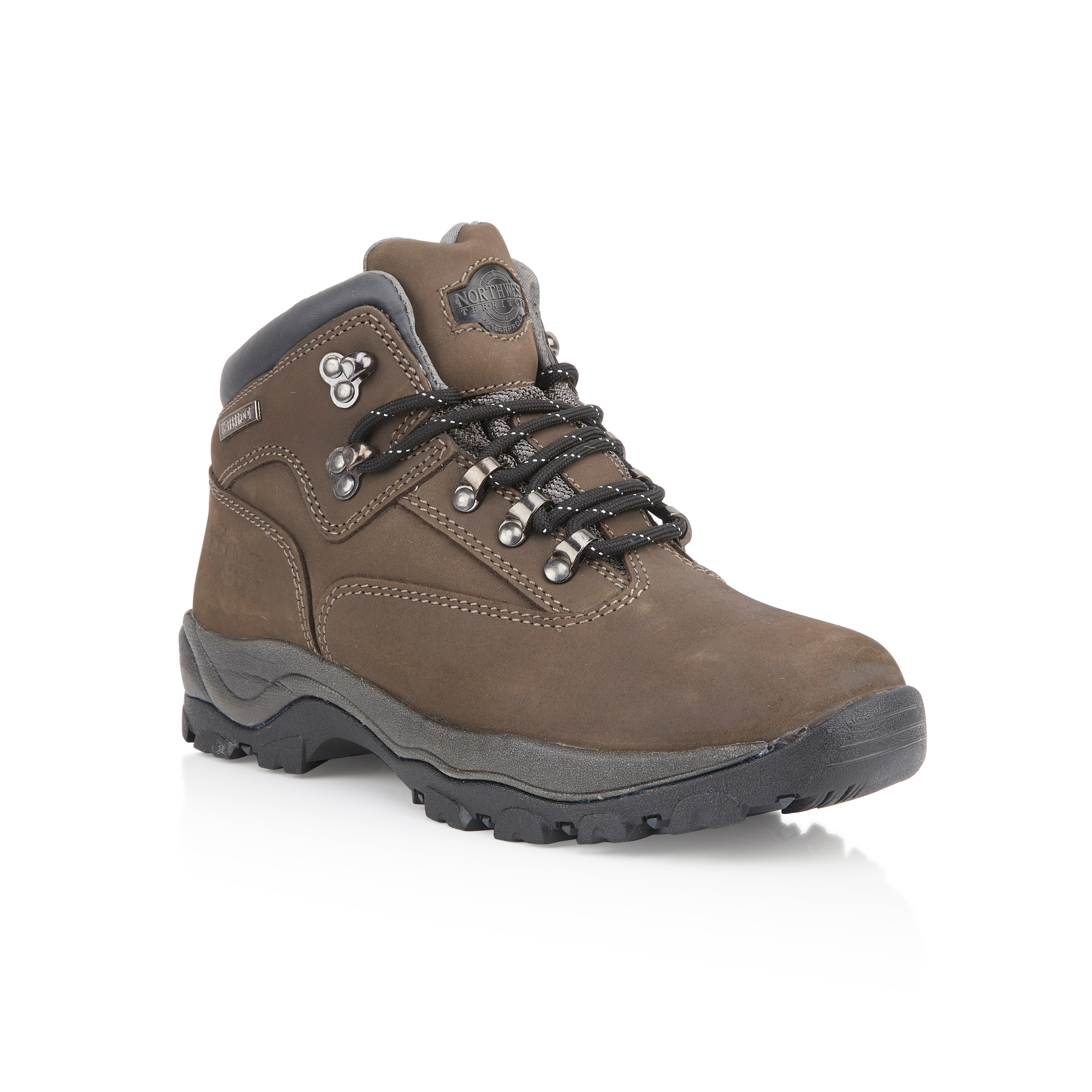 INUVIK Men's Leather Waterproof Walking Boots - Grey