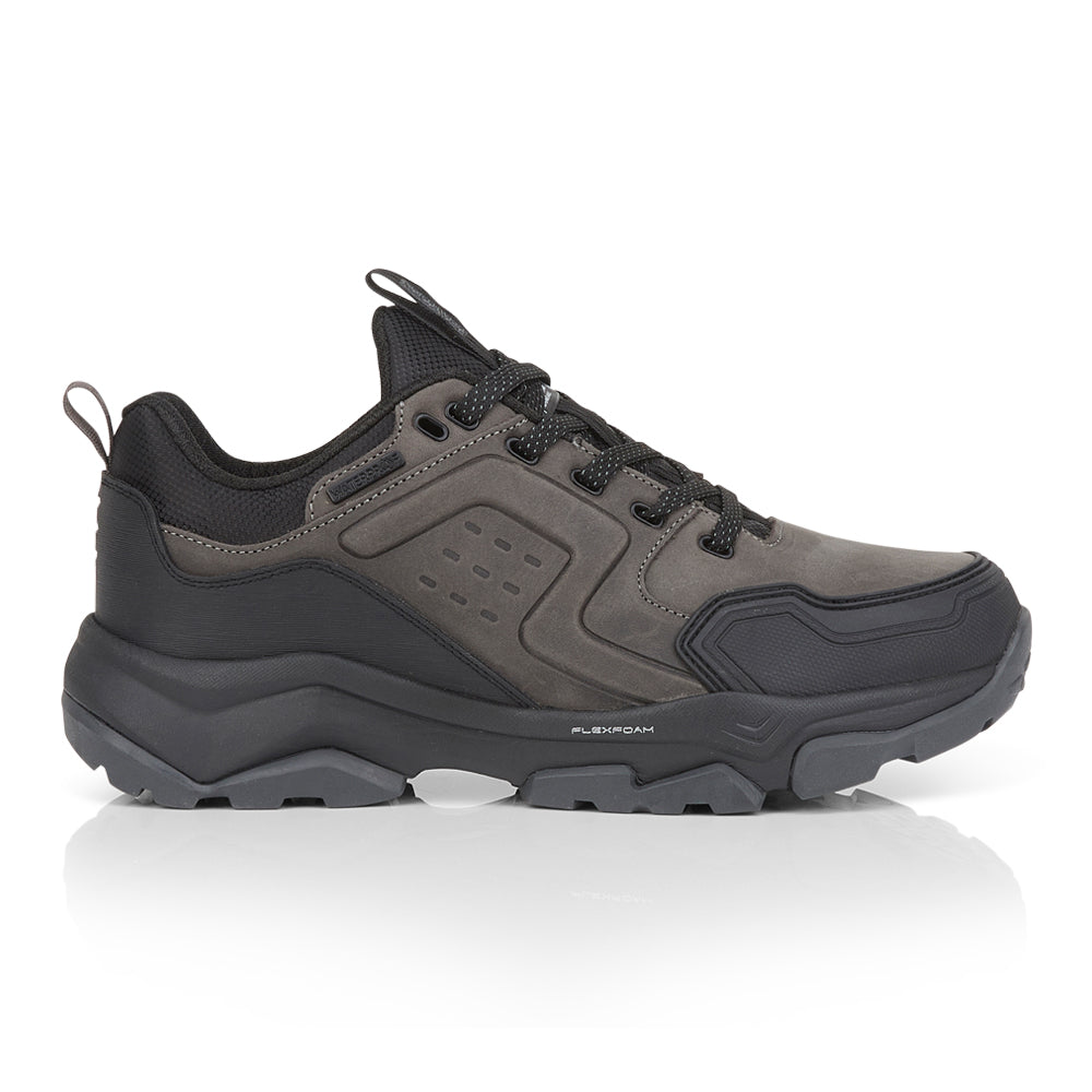 K2 Men's Leather 3M Thinsulate Waterproof Walking Shoes - GREY
