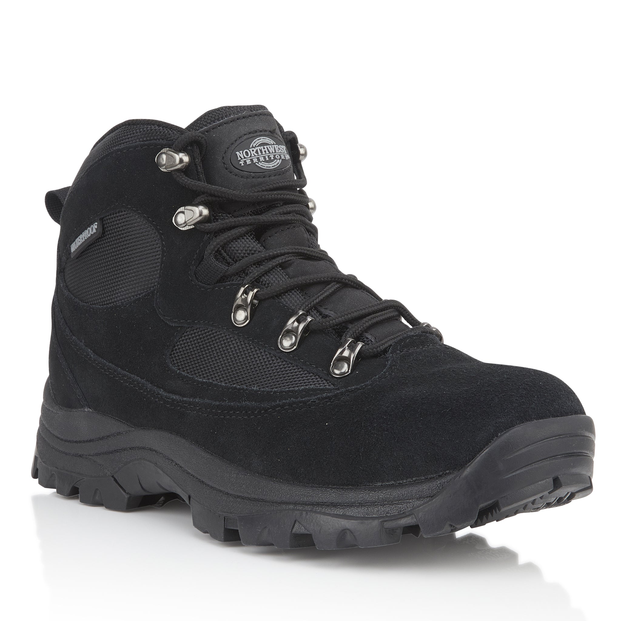 KENDAL Men's Suede Leather Waterproof Walking Boots - Black