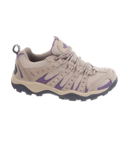 MONTANA Women's Waterproof Walking Shoes - Beige/Purple