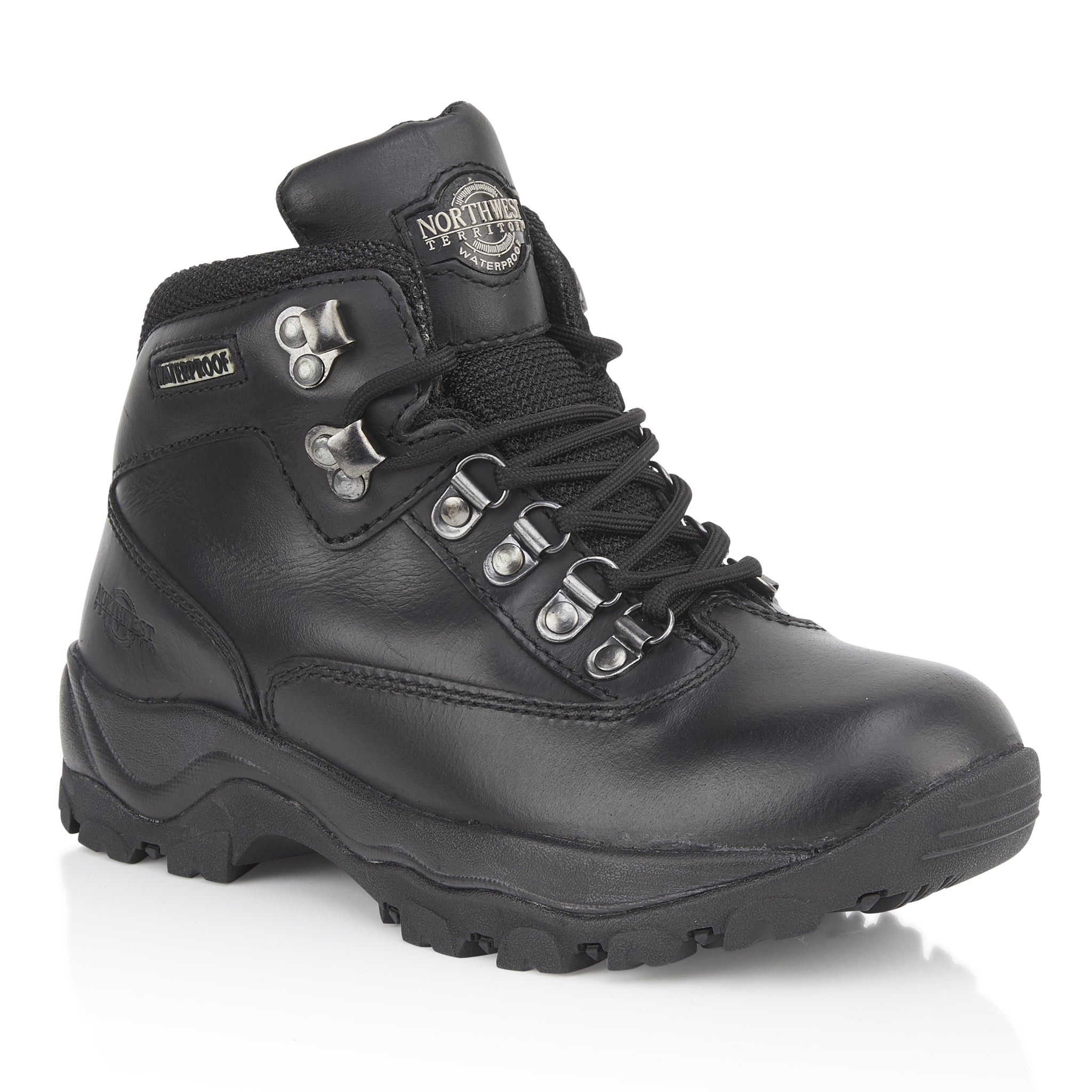 PEAK Women's Leather Waterproof Walking Boots - Black