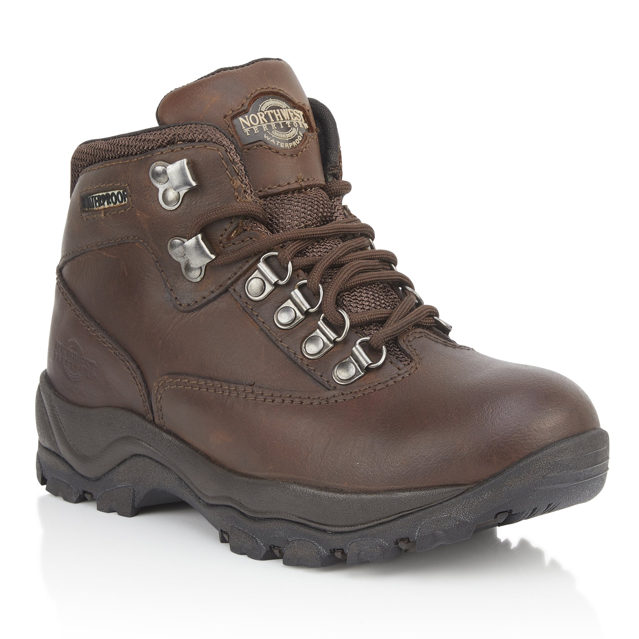 PEAK Women's Leather Waterproof Walking Boots - Waxy Brown