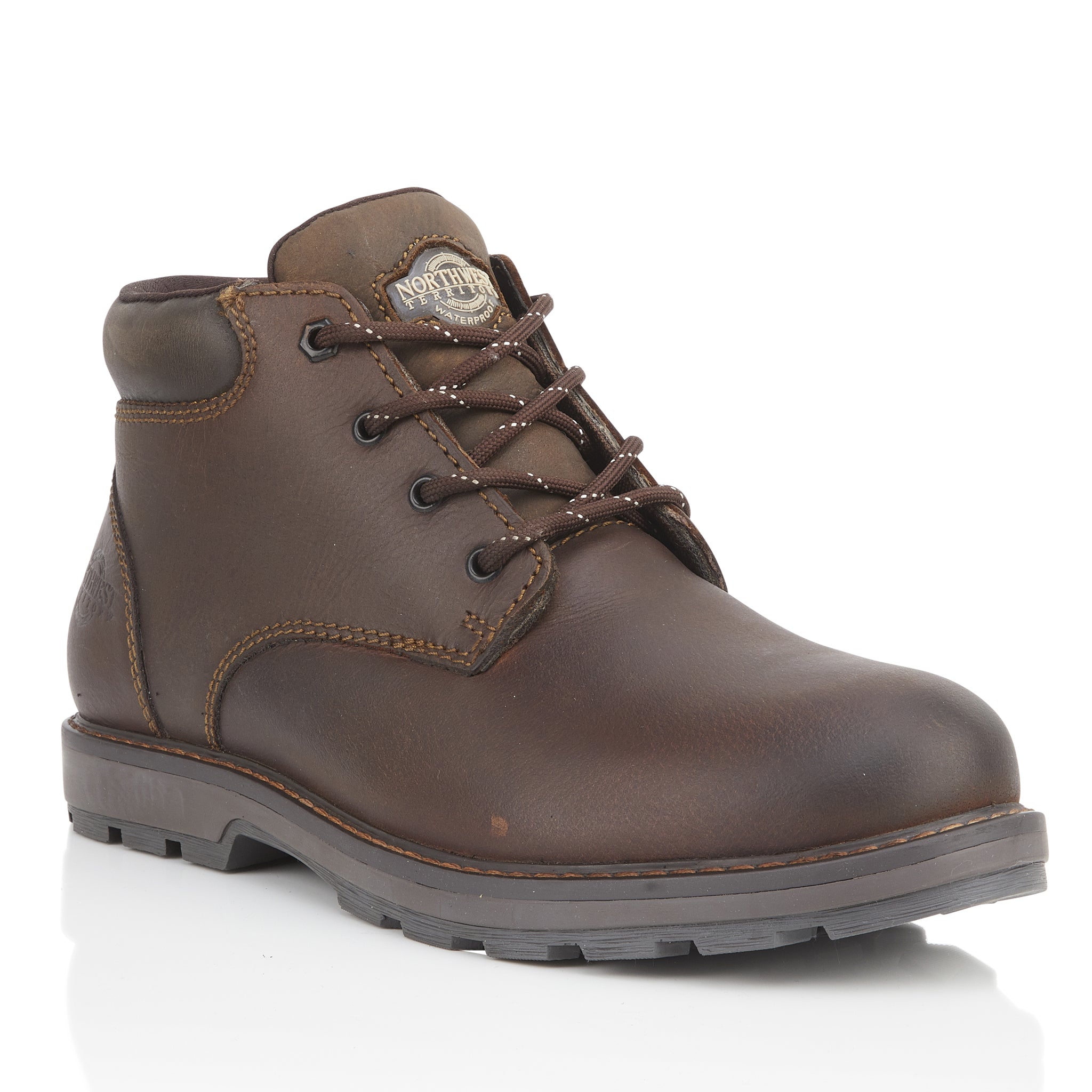 SACHS Men's Leather Waterproof Walking Boots - Waxy Brown
