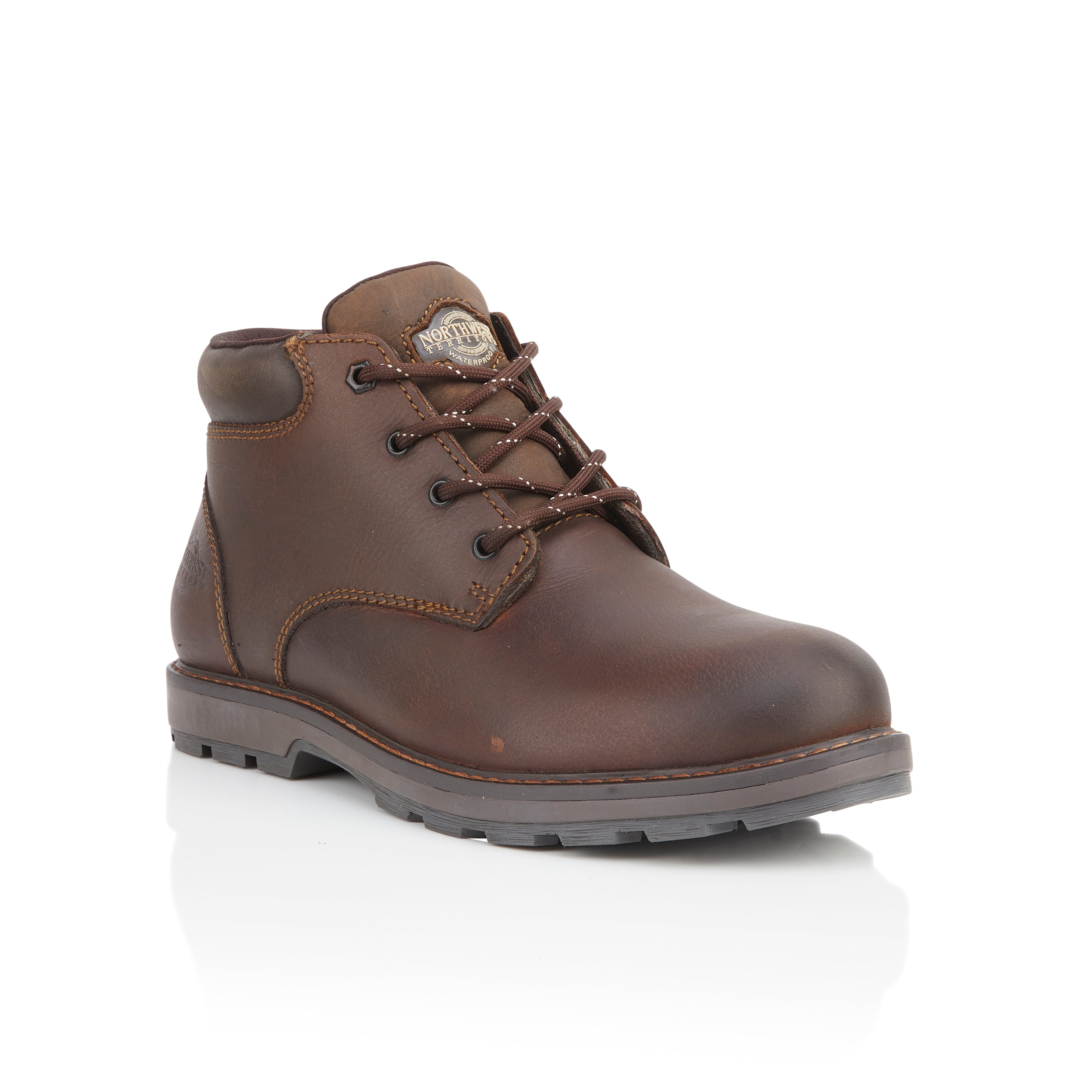 SACHS Men's Leather Waterproof Walking Boots - Brown