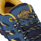 RANGER Navy men's suede leather waterproof walking shoes with a stabilising strap, arch support and reinforced toe wrap for confident outdoor performance.
