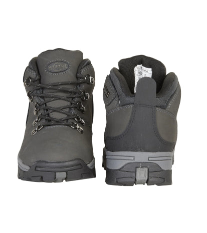 Women's Nubuck Leather Waterproof Walking Boots - #colour_grey
