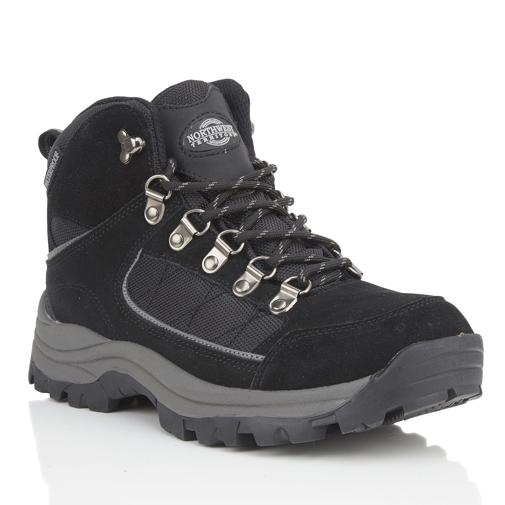 VICTORIA Women's Suede Leather Waterproof Walking Boots - Black