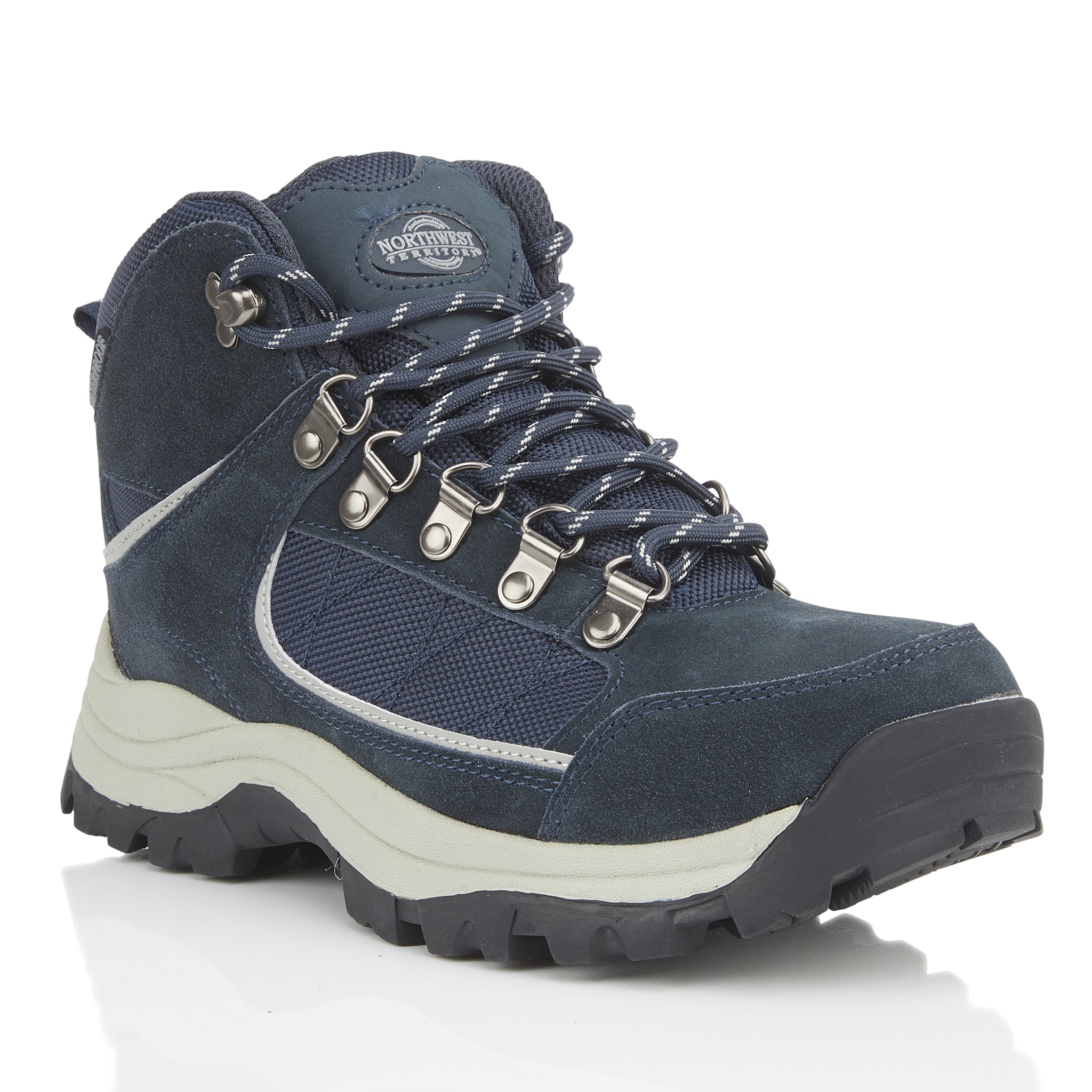 VICTORIA Women's Suede Leather Waterproof Walking Boots - Navy