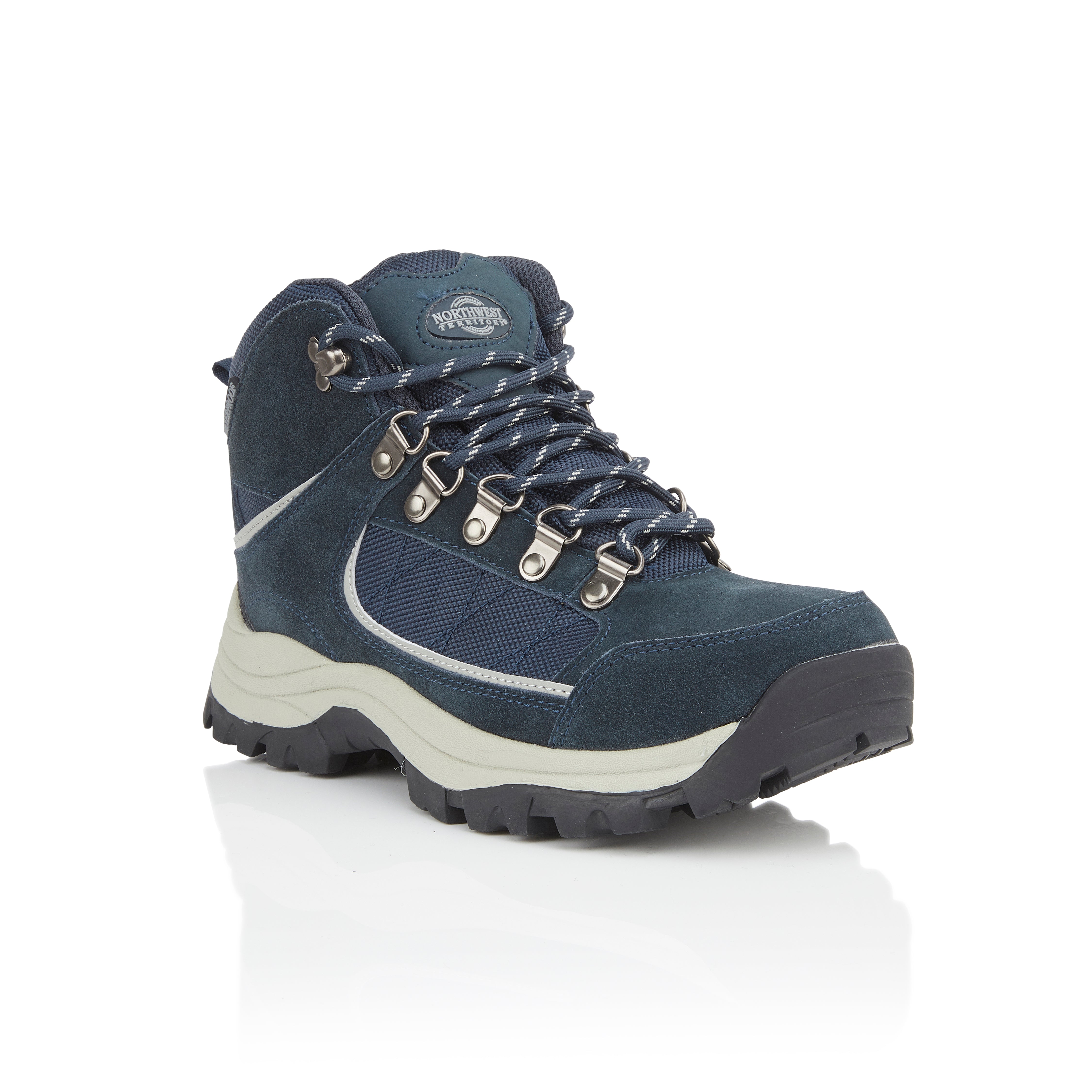 Victoria Navy boots with a classic silhouette and sturdy construction for all-day wear.