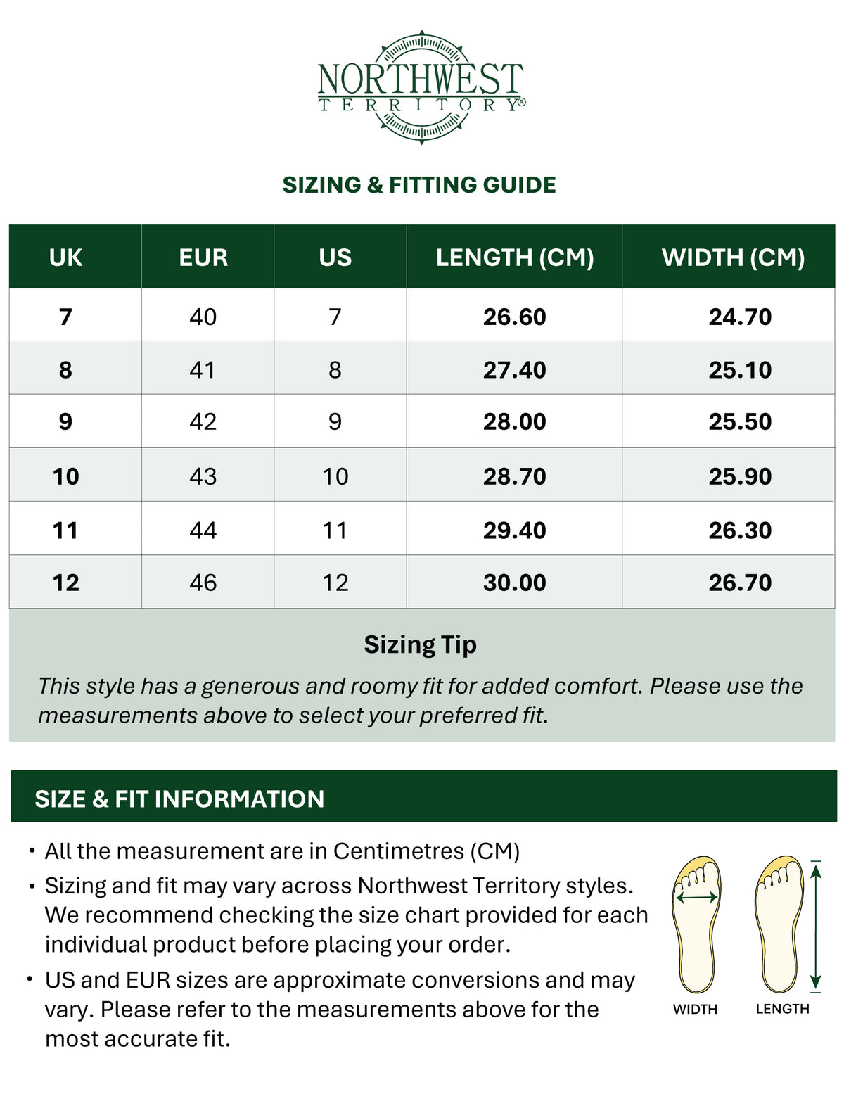 WINDSOR Men's Leather Sandals - Tan Size Guide