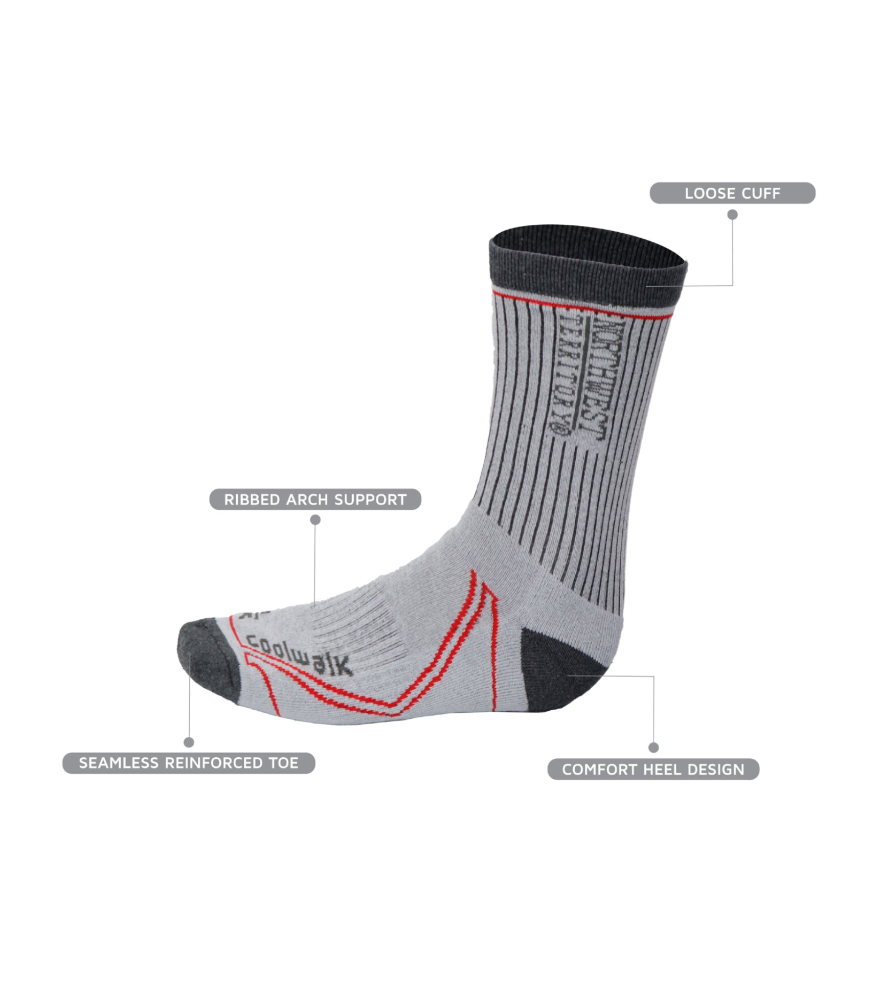 Men's Socks pack of 2 - #colour_grey