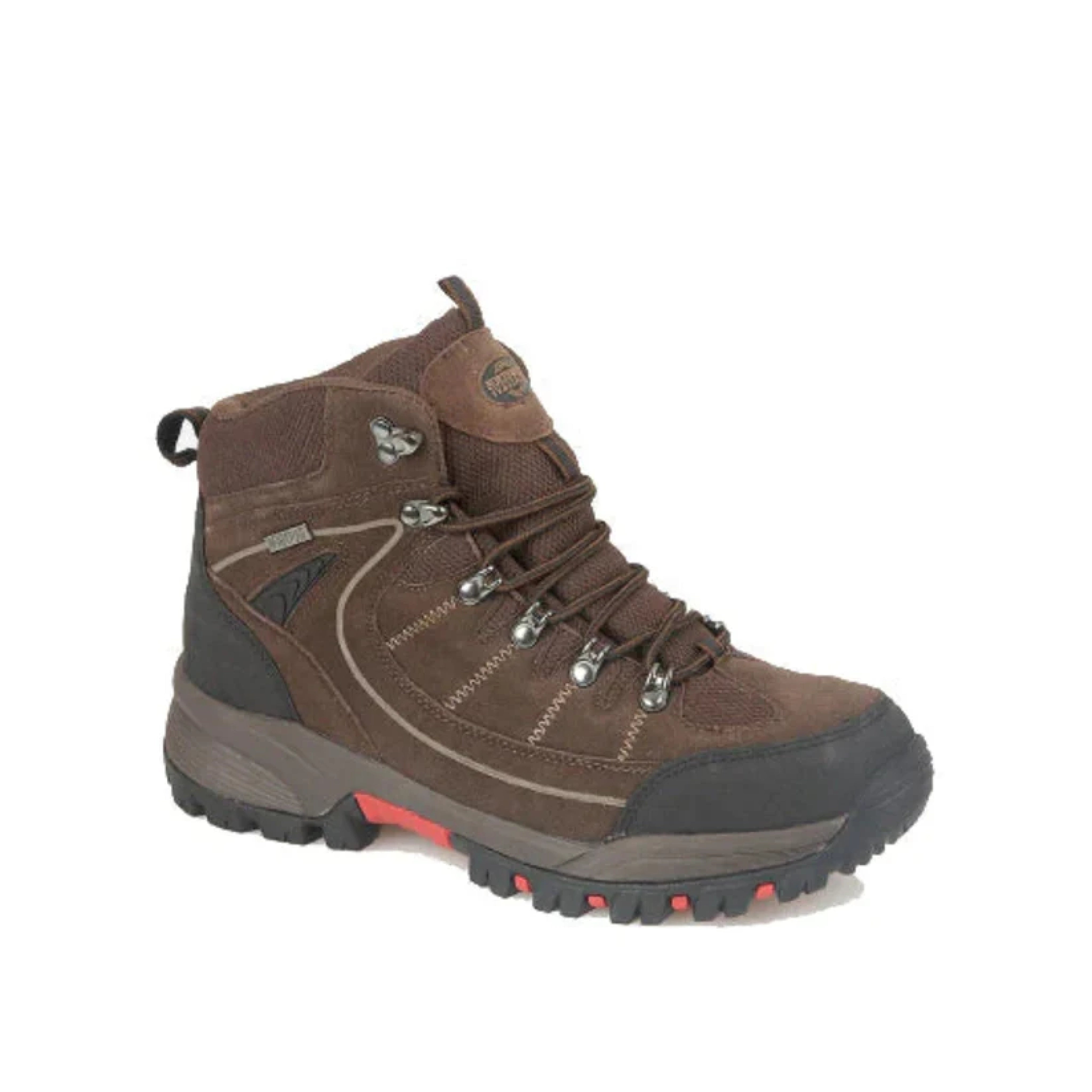 RAE Men's Leather Waterproof Walking Boots - Brown